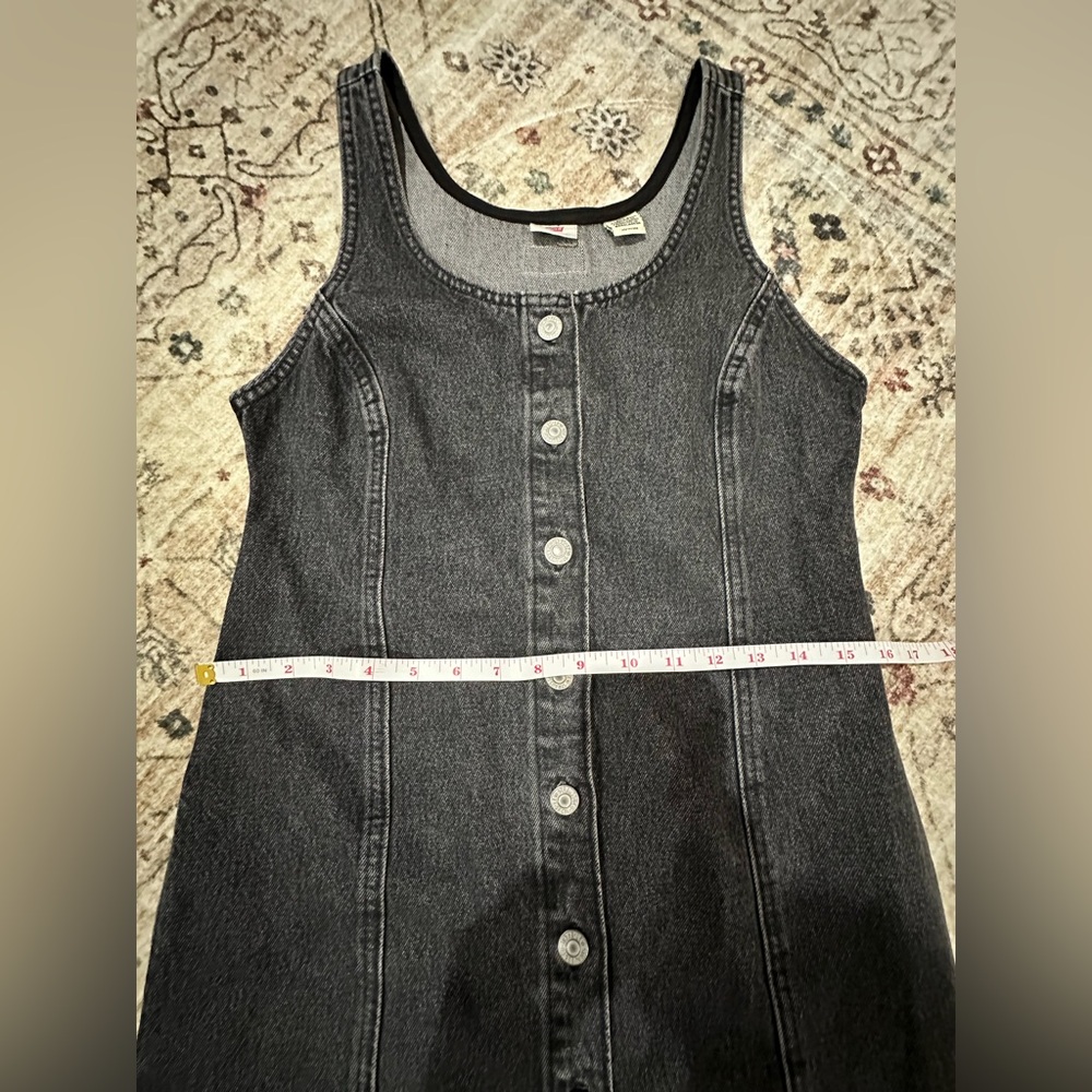 Vintage Denim Button-Down Dress - Picture 8 of 9